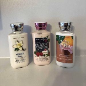 Bath & Body Works lotion bundle